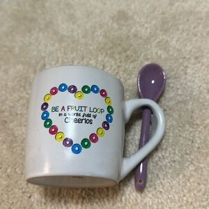 Fruit Loop Mug & Spoon